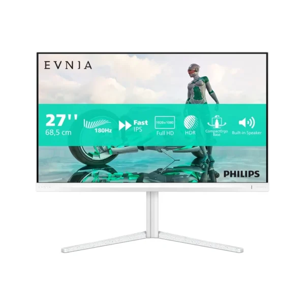 Philips Evnia 27M2N3201A/00 computer monitor 68.6 cm (27") 1920 x 1080 pixels Full HD LCD White