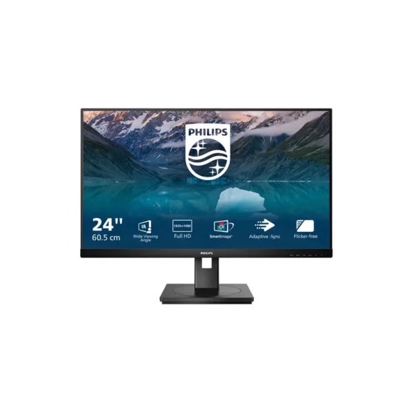 Philips S Line 242S9JML/00 LED display 61 cm (24") 1920 x 1080 pixels Full HD LCD Black