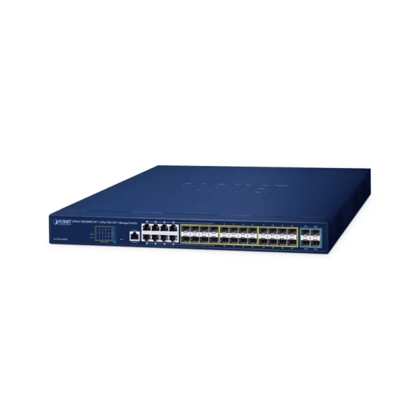 PLANET GS-5220-16S8CR network switch Managed L2+ Gigabit Ethernet (10/100/1000) 1U Blue