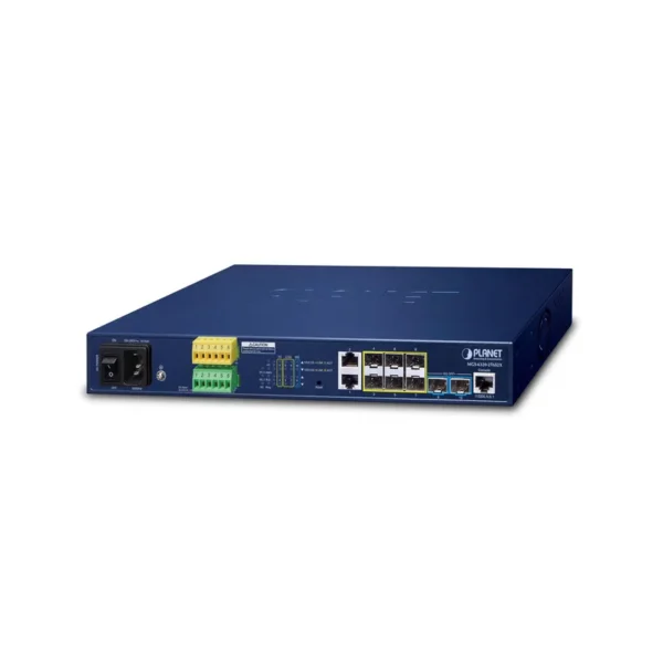 PLANET L3 2-Port 100/1000T + 2-Port Managed 1U Blue