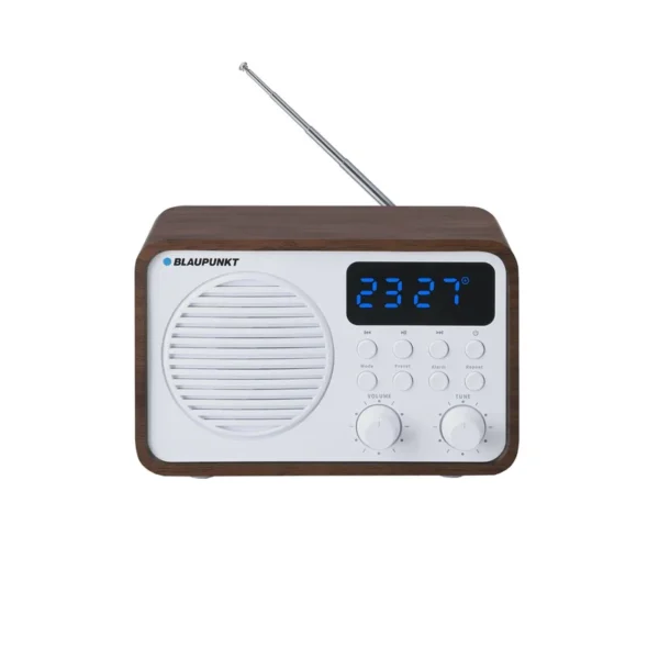 Portable radio with Bluetooth and USB BLAUPUNKT PP7BT, colour: brown wood/white