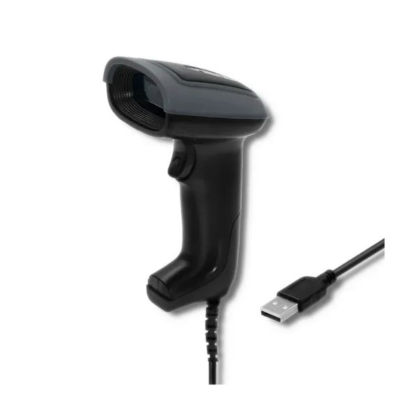 Qoltec 50863 Wired QR & BARCODE Scanner | USB