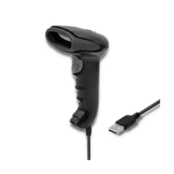 Qoltec 50868 Wireless Laser Scanner 1D | 2D | Black