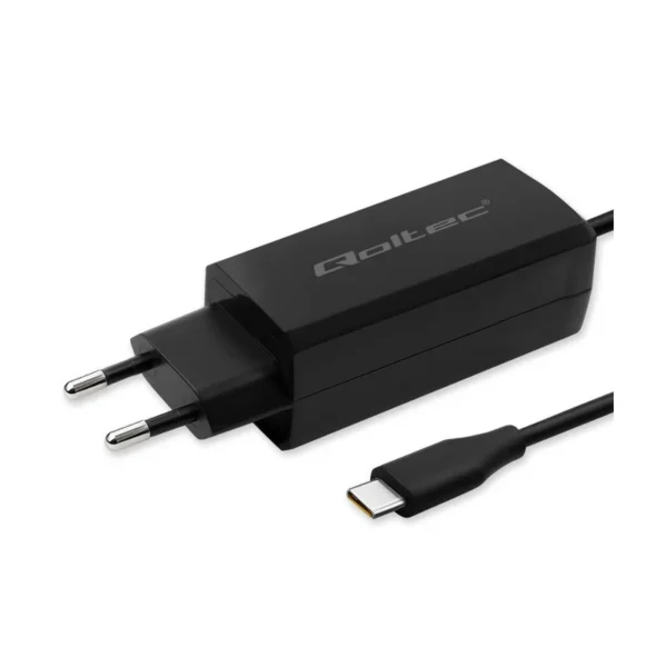 Qoltec 52419 65W GaN Super Fast Charger| 5-20V | 3-3.25A | USB-C 3.1
