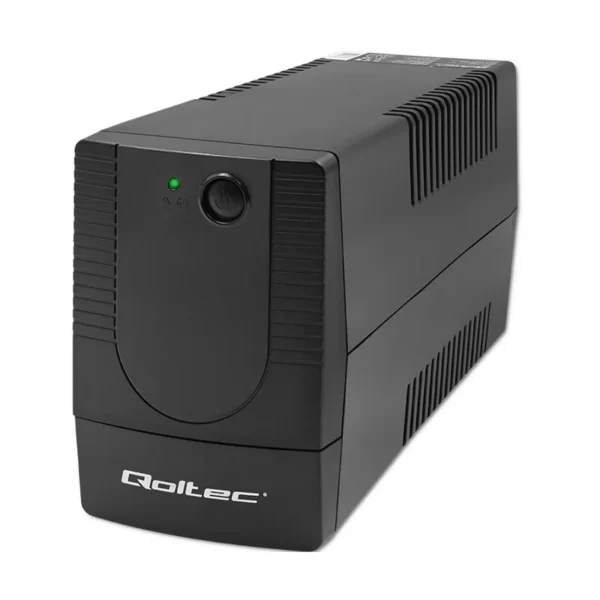 Qoltec 53773 uninterruptible power supply (UPS) Line-Interactive 0.85 kVA 480 W 1 AC outlet(s)