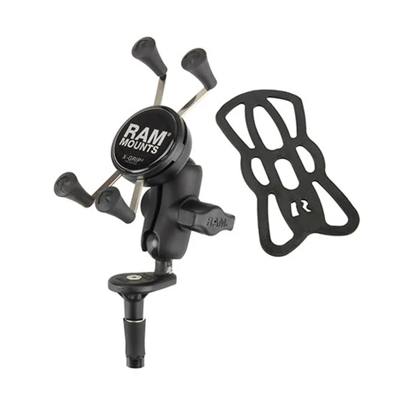 RAM Mounts X-Grip Phone Holder with Motorcycle Fork Stem Base