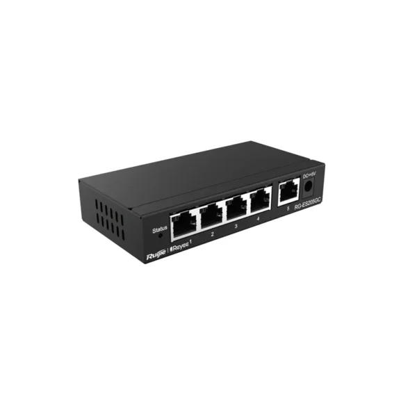 Ruijie Networks RG-ES205GC network switch Managed L2 Gigabit Ethernet (10/100/1000) Black