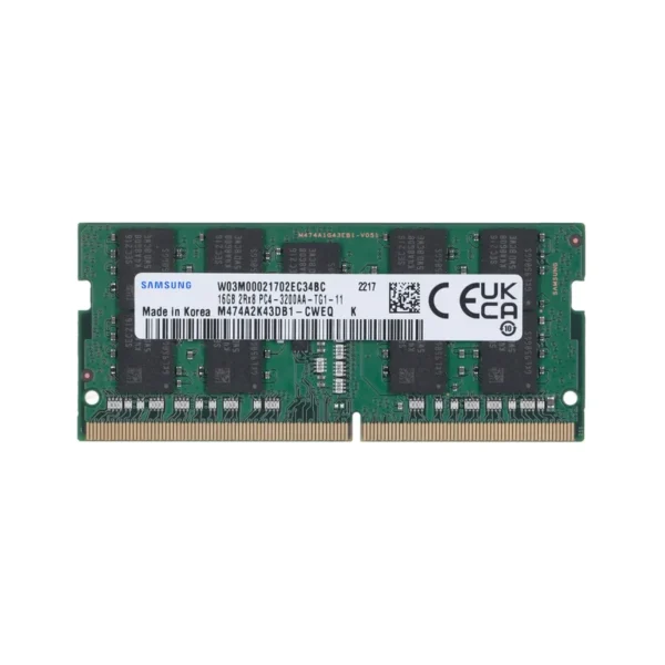 Samsung SO-DIMM ECC 16GB DDR4 2Rx8 3200MHz PC4-25600 M474A2K43DB1-CWE