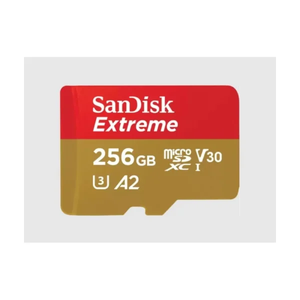 SanDisk Extreme 256 GB MicroSDXC UHS-I Class 10