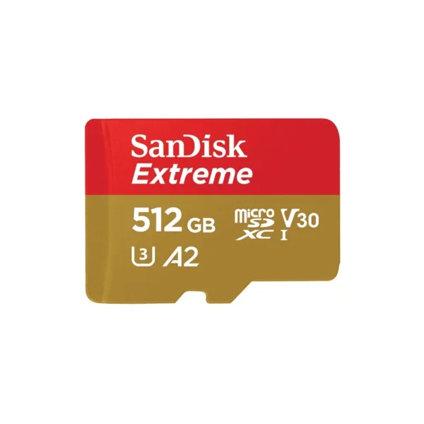 SanDisk Extreme 512 GB MicroSDHC UHS-I Class 10