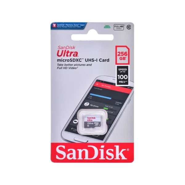 SanDisk Ultra 256 GB MicroSDXC UHS-I Class 10