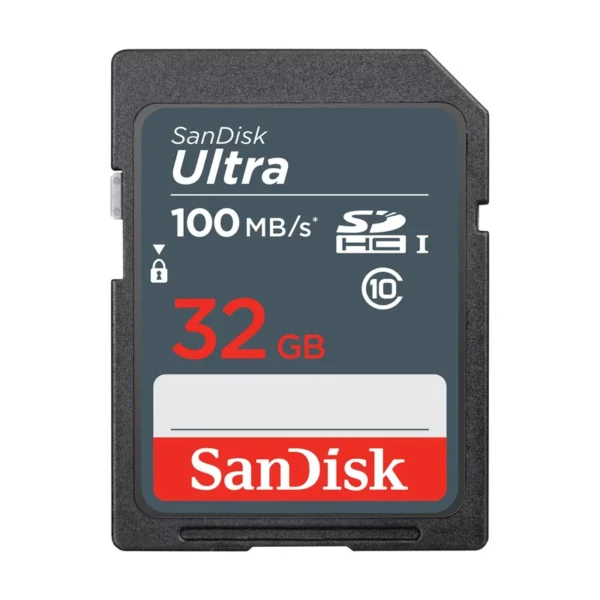 SanDisk Ultra 32GB SDHC Mem Card 100MB/s memory card UHS-I Class 10