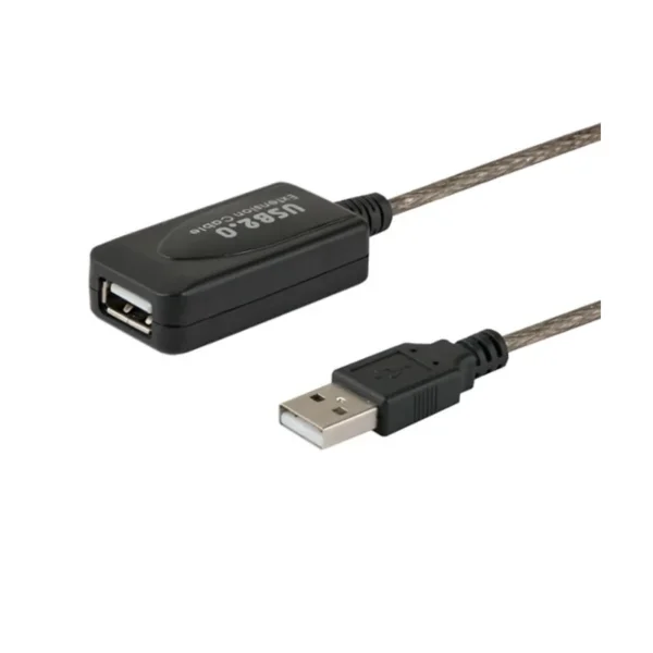 SAVIO CL-130 USB active port extension 10m USB 2.0-A male USB 2.0-A female Black