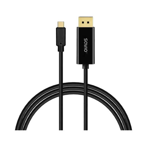 Savio CL-207 USB cable 2 m USB C Black