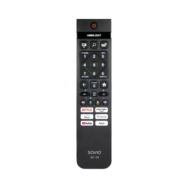 Savio RC-26 remote control IR Wireless TV Press buttons