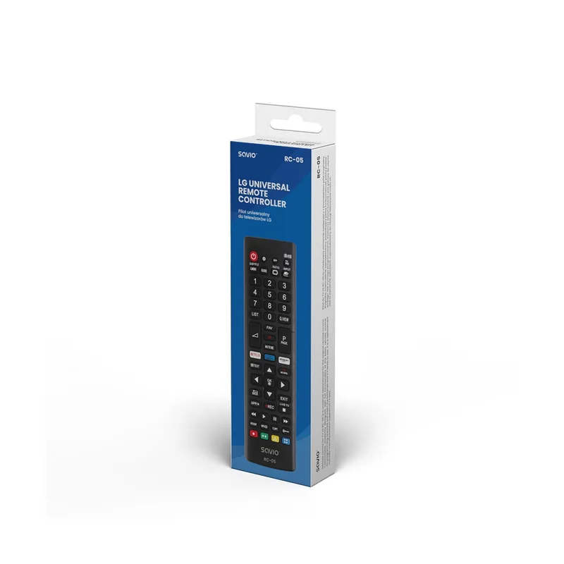 SAVIO Universal remote controller/replacement for LG TV RC-05 IR Wireless