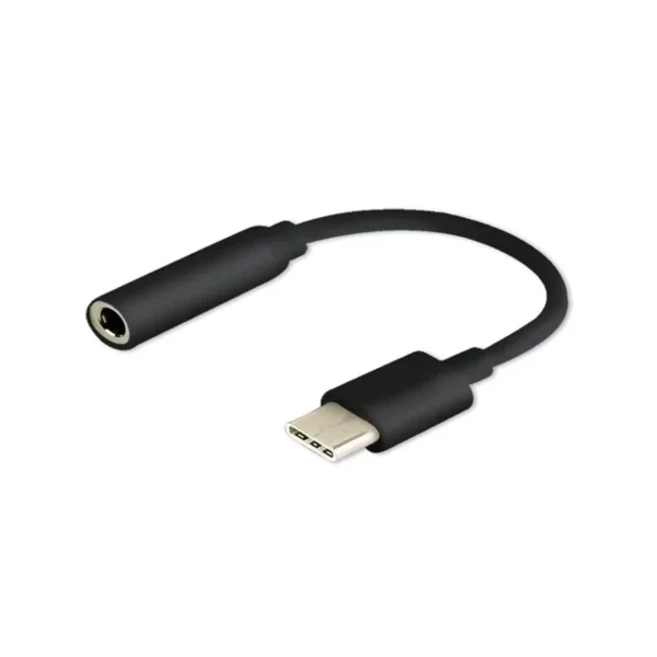SAVIO USB Type 3.1 C (M) – Jack 3.5mm (F) Audio adapter Black AK-35/B