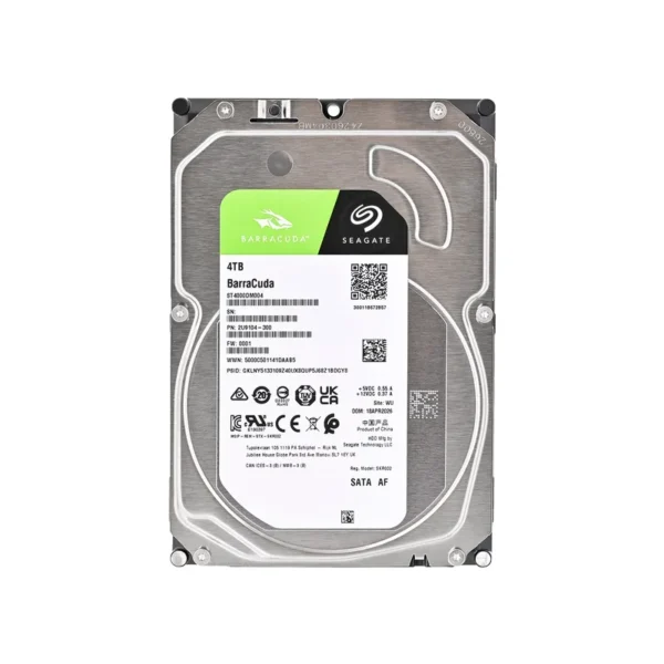 Seagate Barracuda ST4000DM004 internal hard drive 4 TB 5400 RPM 256 MB 3.5" Serial ATA III