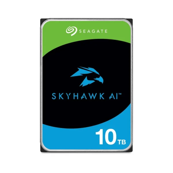 Seagate SkyHawk AI internal hard drive 10 TB 7200 RPM 256 MB 3.5" Serial ATA III (ST10000VE001)