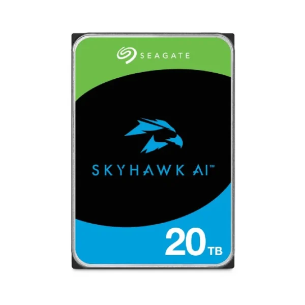 Seagate SkyHawk AI internal hard drive 20 TB 7200 RPM 512 MB 3.5" Serial ATA III (ST20000VE004)