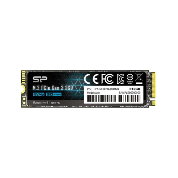 Silicon Power P34A60 M.2 512 GB PCI Express SLC NVMe