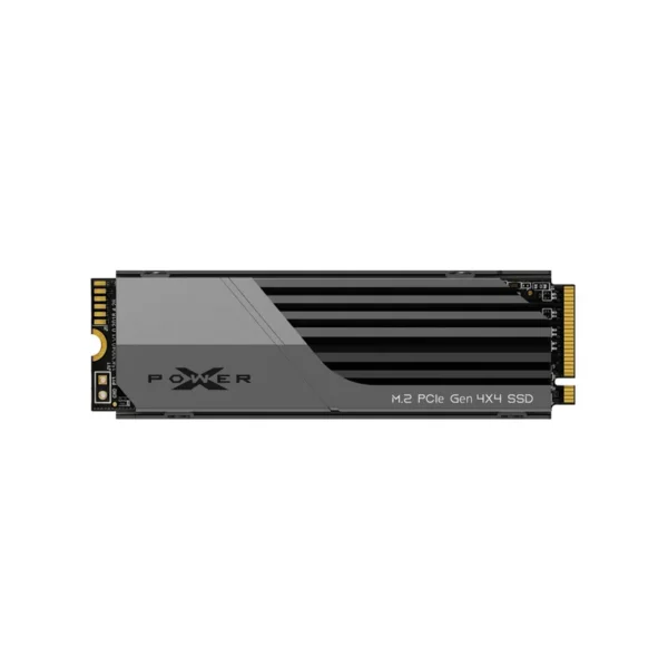SILICON POWER PCIe Gen 4x4 XS70 Internal solid state drive SSD 2TB M.2 2280 NVMe 1.4 (SP02KGBP44XS7005) Black, Grey
