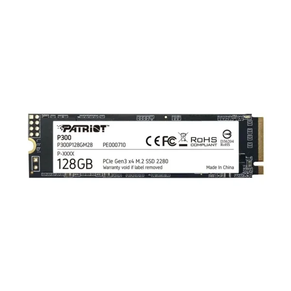 SSD PATRIOT P300 M.2 PCI-EX4 NVME 128 GB