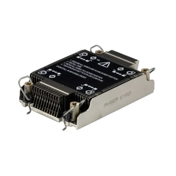 Supermicro SNK-P0077P computer cooling system Processor Heatsink/Radiatior Black, Stainless steel