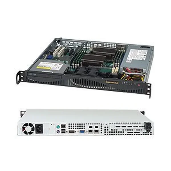 Supermicro SuperChassis 512F-350B1 Rack Black 350 W