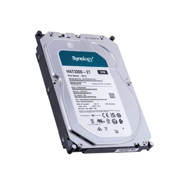 Synology HAT3300-2T internal hard drive 2 TB 5400 RPM 3.5" Serial ATA III