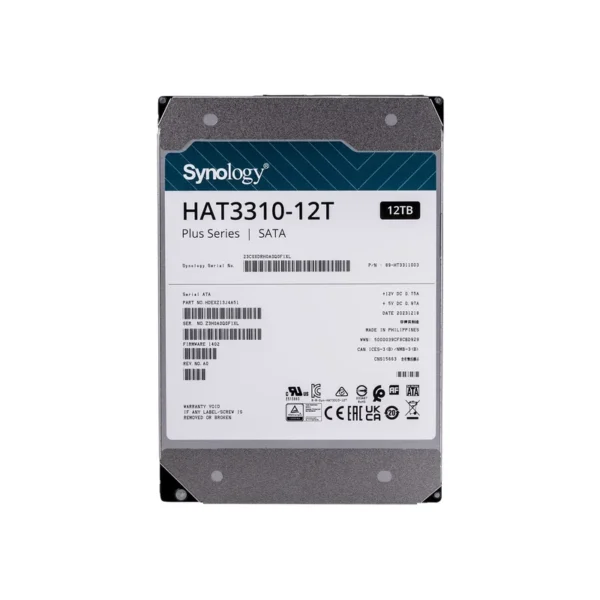 Synology HAT3310-12T internal hard drive 3.5" 12 TB Serial ATA