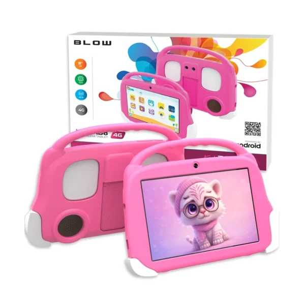 Tablet KidsTAB8 4G BLOW 4/64GB pink + case
