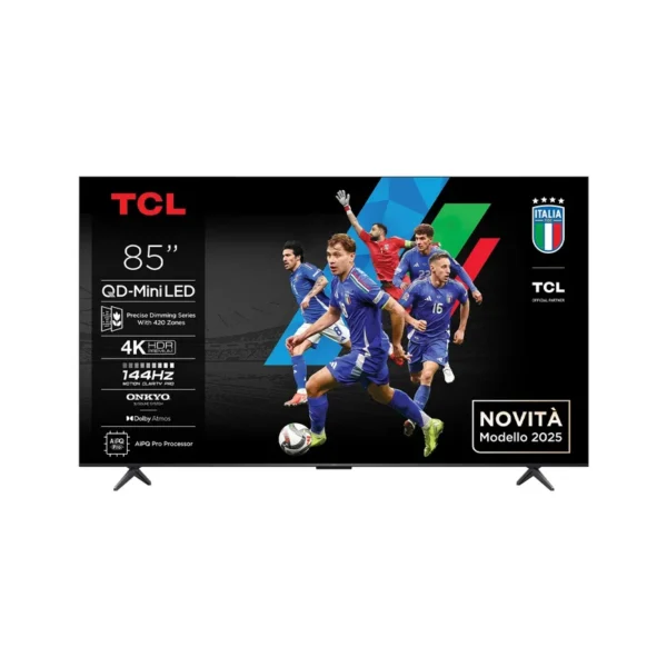 TCL Q6C 85Q6C TV 2.16 m (85") 4K Ultra HD Smart TV Wi-Fi Metallic