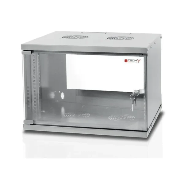 Techly Wall Rack Cabinet 19 6U prof. 450 Grey Assembled" I-CASE EL-1006G45