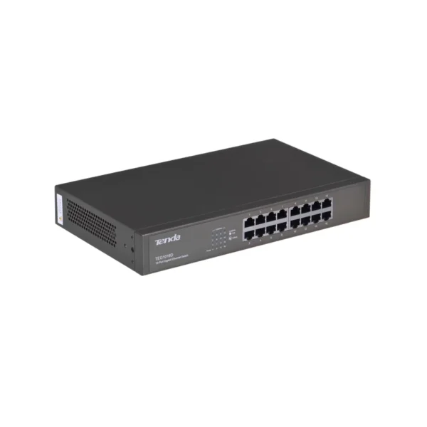 Tenda 16-port Gigabit Ethernet Switch Unmanaged Blue