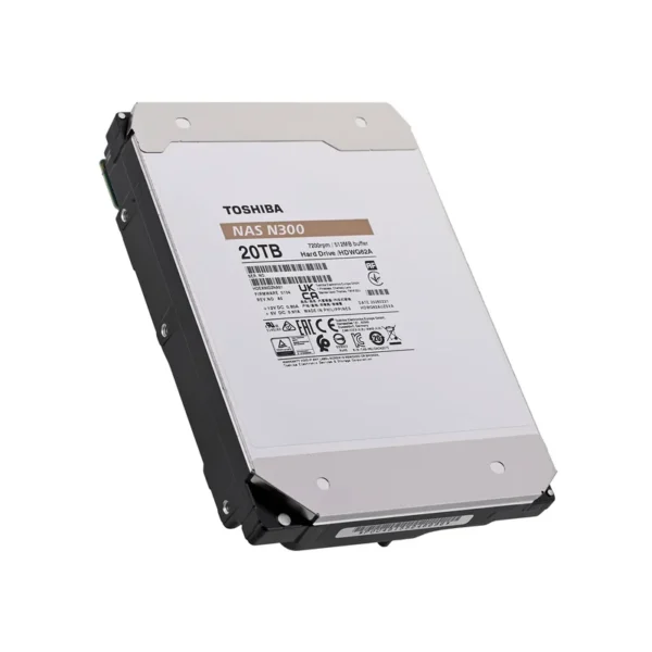 Toshiba N300 internal hard drive 20 TB 7200 RPM 512 MB 3.5" Serial ATA III