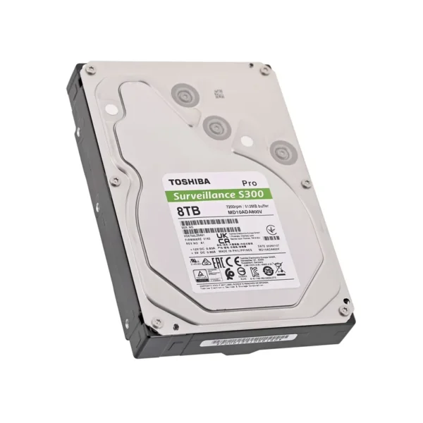 Toshiba S300 Pro Surveillance internal hard drive 8 TB 7200 RPM 512 MB 3.5" Serial ATA III