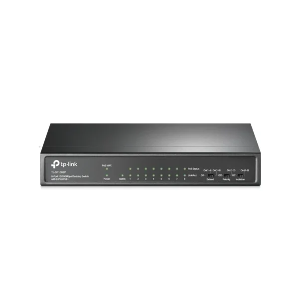 TP-Link 9-Port 10/100Mbps Desktop Switch with 8-Port PoE+
