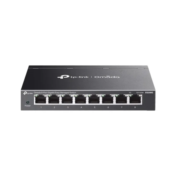 TP-Link Omada ES208G network switch Managed L2 Gigabit Ethernet (10/100/1000) Black