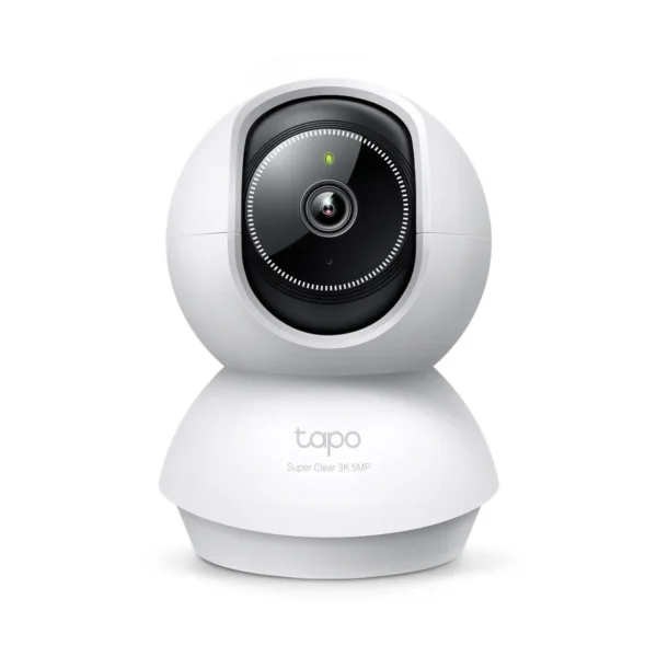 TP-Link Tapo Pan/Tilt AI Home Security Wi-Fi Camera SPEC: 3K 5MP (2880×1620), 2.4 GHz, Horizontal 360º