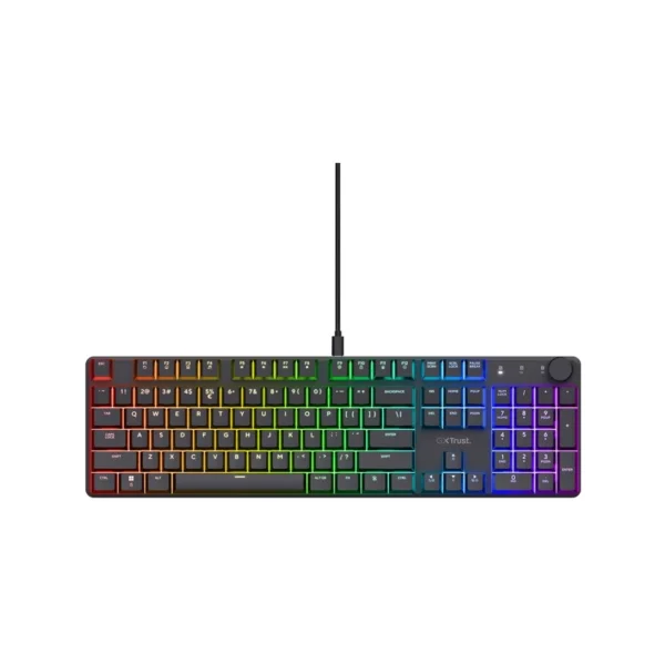 Trust GXT 866 TORIX keyboard Gaming USB QWERTY US International Black