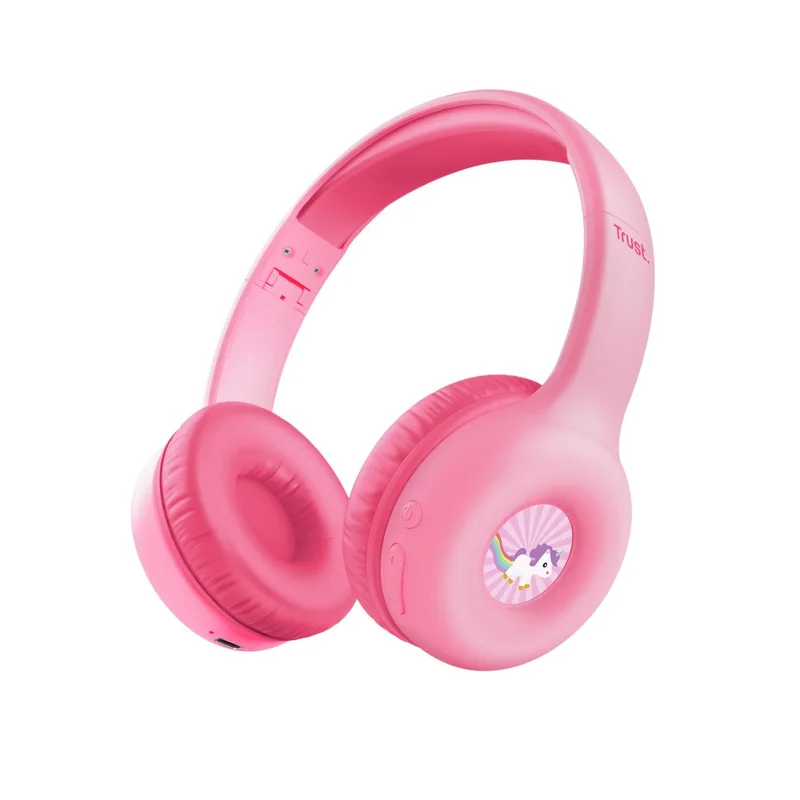 Trust Nouna Headset Wired & Wireless Head-band Calls/Music USB Type-C Bluetooth Pink