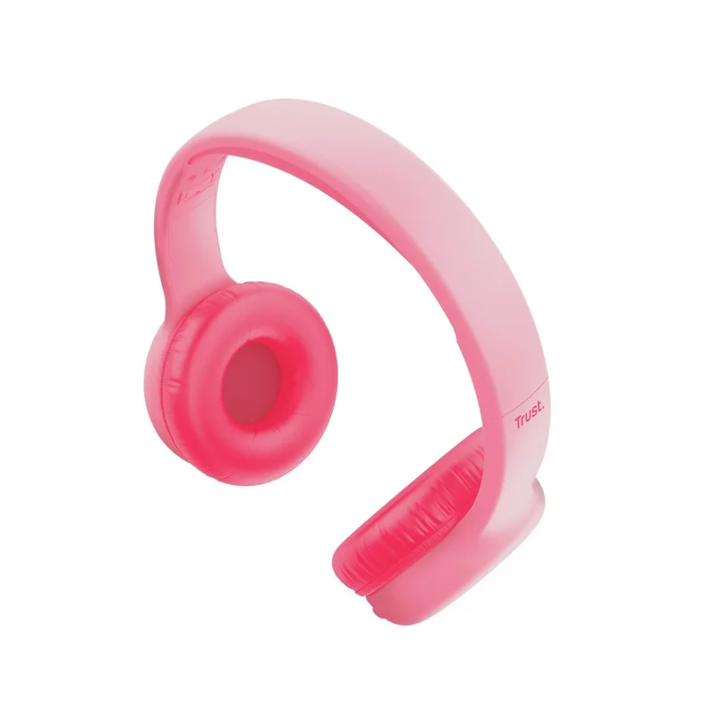 Trust Nouna Headset Wired & Wireless Head-band Calls/Music USB Type-C Bluetooth Pink