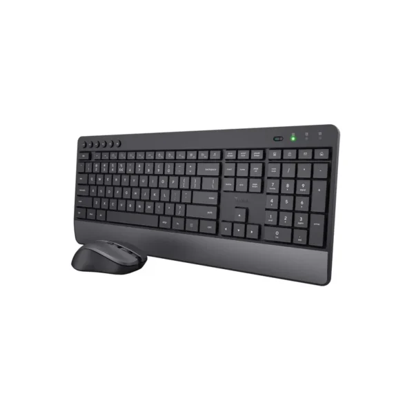Trust Trezo keyboard Mouse included Universal RF Wireless QWERTY US English Black