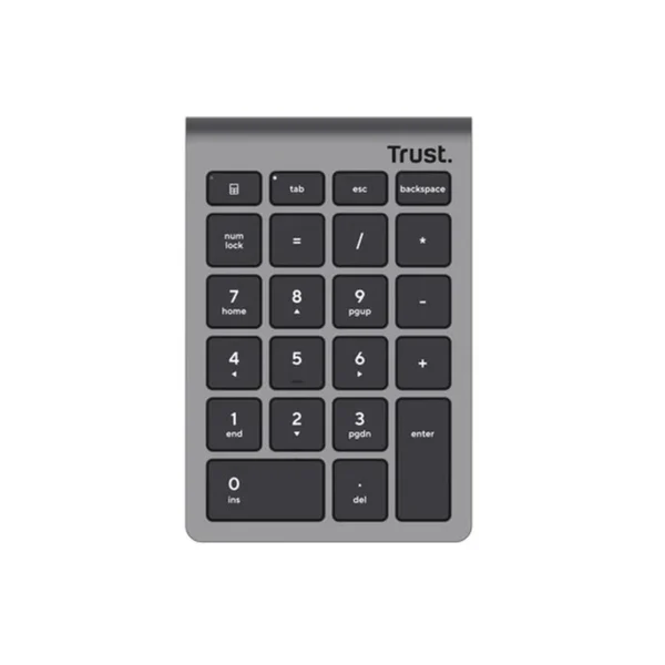 Trust Xalas numeric keypad Laptop/PC RF Wireless Silver
