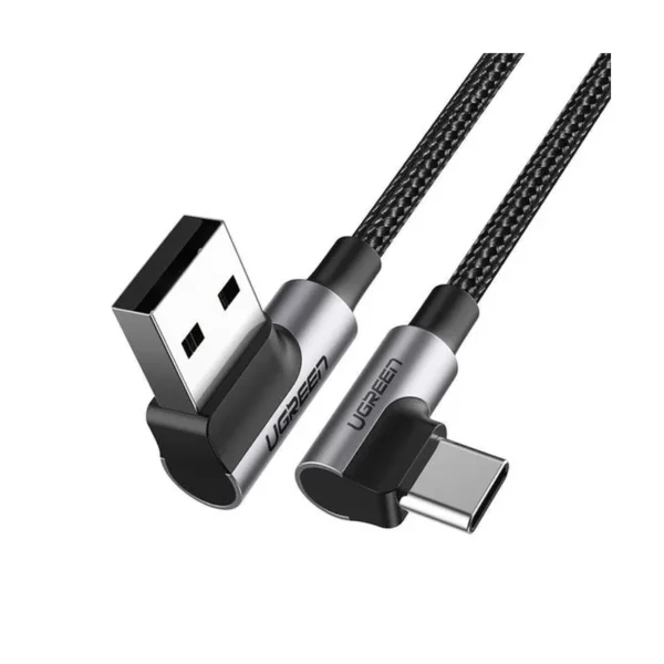 Ugreen 20856 USB cable USB 2.0 USB A USB C Black, Silver