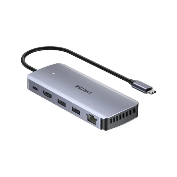 UNITEK ACTIVE HUB USB-C 10GBPS,M.2,HDMI, PD 100W