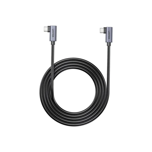UNITEK C14147ABK01-0.5M - USB C 90°/90° PD 100W M/M 1M