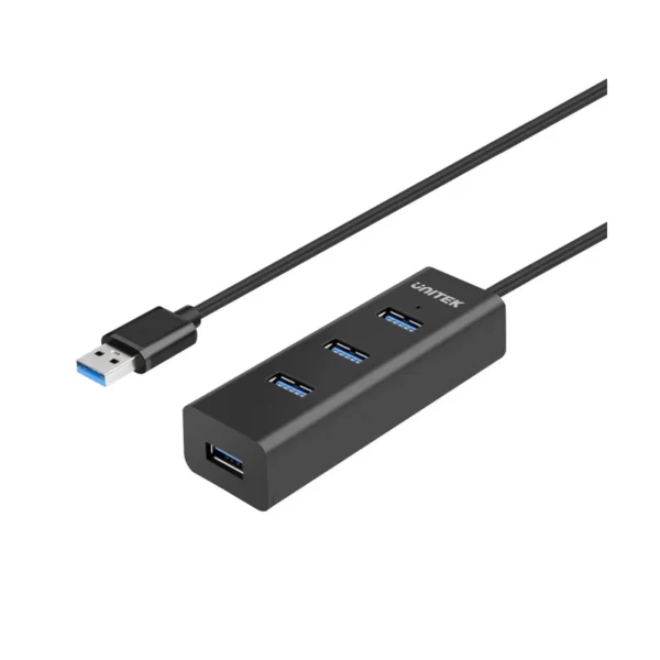 UNITEK Y-3089V01 interface hub USB 3.2 Gen 1 (3.1 Gen 1) Type-A 5000 Mbit/s Black