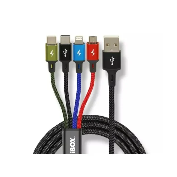 Universal 4 in 1 charging cable I-BOX USB IKUM4W1